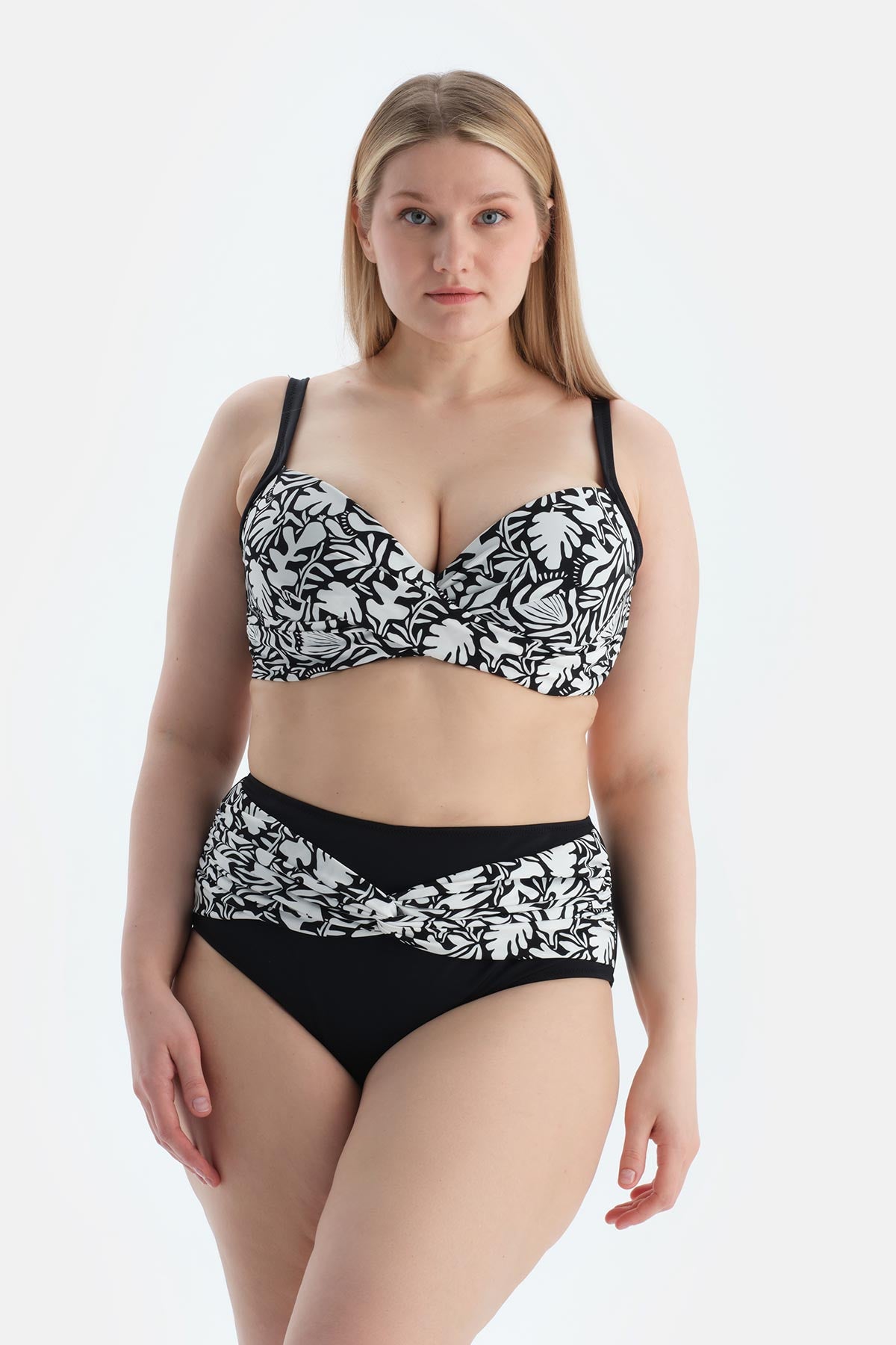 Multicolor Yüksek Bel Bikini Alt