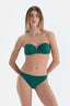Koyu Yeşil Düşük Bel Bikini Alt