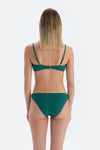 Koyu Yeşil Düşük Bel Bikini Alt