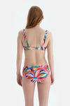 Multicolor Orta Bel Bikini Alt