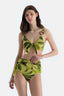 Multicolor Yüksek Bel Bikini Alt