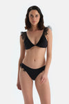 Siyah Düşük Bel Bikini Alt