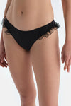 Siyah Düşük Bel Bikini Alt