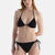 Siyah Spagetti Bikini Alt