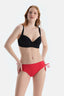Kırmızı Yanı Büzgülü Bikini Alt