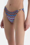 Multicolor Orta Bel Bikini Alt