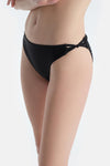 Siyah Düşük Bel Bikini Alt