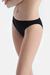 Siyah Düşük Bel Bikini Alt