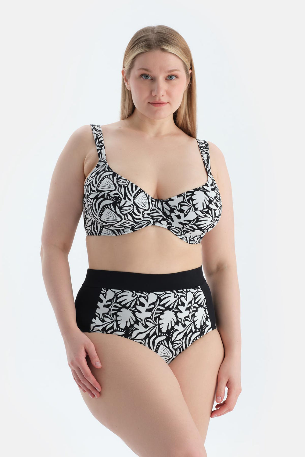 Multicolor Korseli Toparlayıcı Bikini Üst