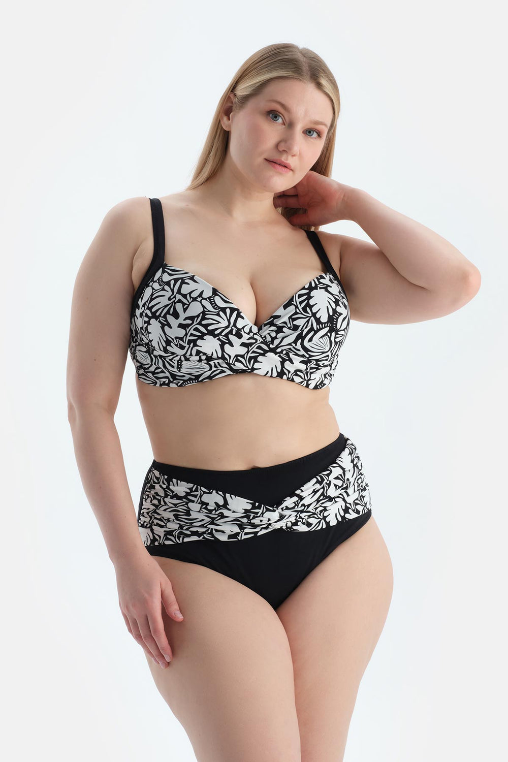 Multicolor Korseli Toparlayıcı Bikini Üst
