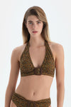 Multicolor Üçgen Geniş Bikini Üst
