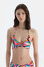 Multicolor Üçgen Geniş Bikini Üst