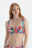 Multicolor Balenli Bikini Üst
