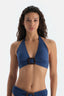 Multicolor Üçgen Geniş Bikini Üst