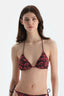 Multicolor Üçgen Küçük Bikini Üst