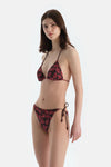 Multicolor Üçgen Küçük Bikini Üst