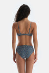 Multicolor Üçgen Geniş Bikini Üst