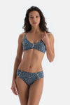 Multicolor Üçgen Geniş Bikini Üst