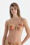 Multicolor Üçgen Bikini Üst