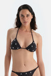 Siyah Üçgen Küçük Bikini Üst