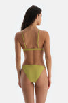 Fıstık Yeşili Üçgen Küçük Bikini Üst