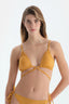 Hardal Üçgen Küçük Bikini Üst
