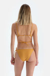 Hardal Üçgen Küçük Bikini Üst