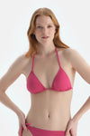 Fuşya Üçgen Küçük Bikini Üst