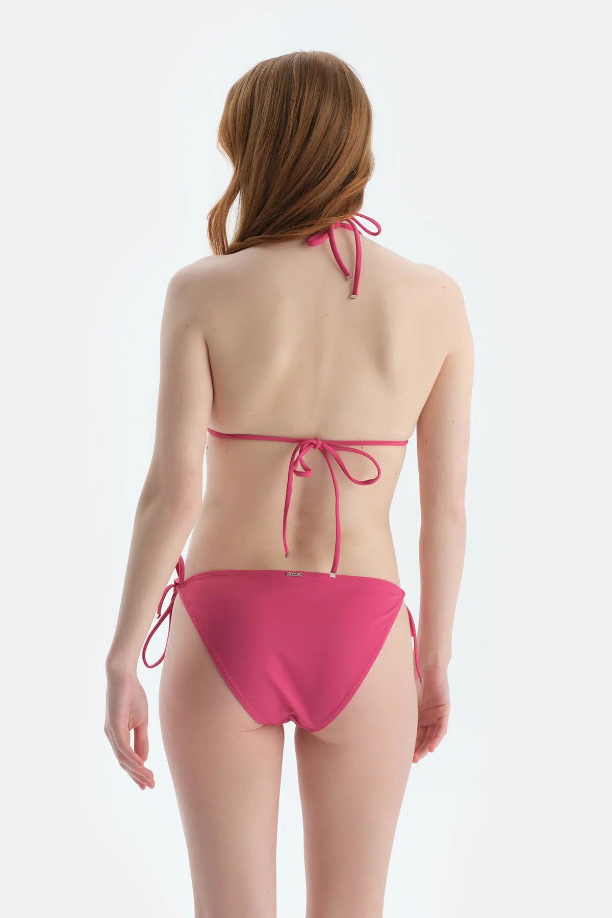 Fuşya Üçgen Küçük Bikini Üst