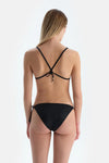 Siyah Üçgen Küçük Bikini Üst