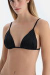 Siyah Üçgen Küçük Bikini Üst