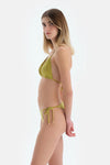Fıstık Yeşili Üçgen Küçük Bikini Üst