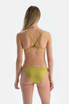 Fıstık Yeşili Üçgen Küçük Bikini Üst