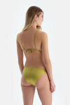 Fıstık Yeşili Üçgen Küçük Bikini Üst