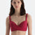 Bordo Kaplı Bikini Üstü