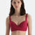 Bordo Kaplı Bikini Üstü