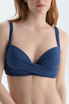 Indigo Kaplı Bikini Üstü