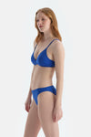 Sax Mavisi Üçgen Küçük Bikini Üst