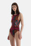 Multicolor Halter Yaka Mayo