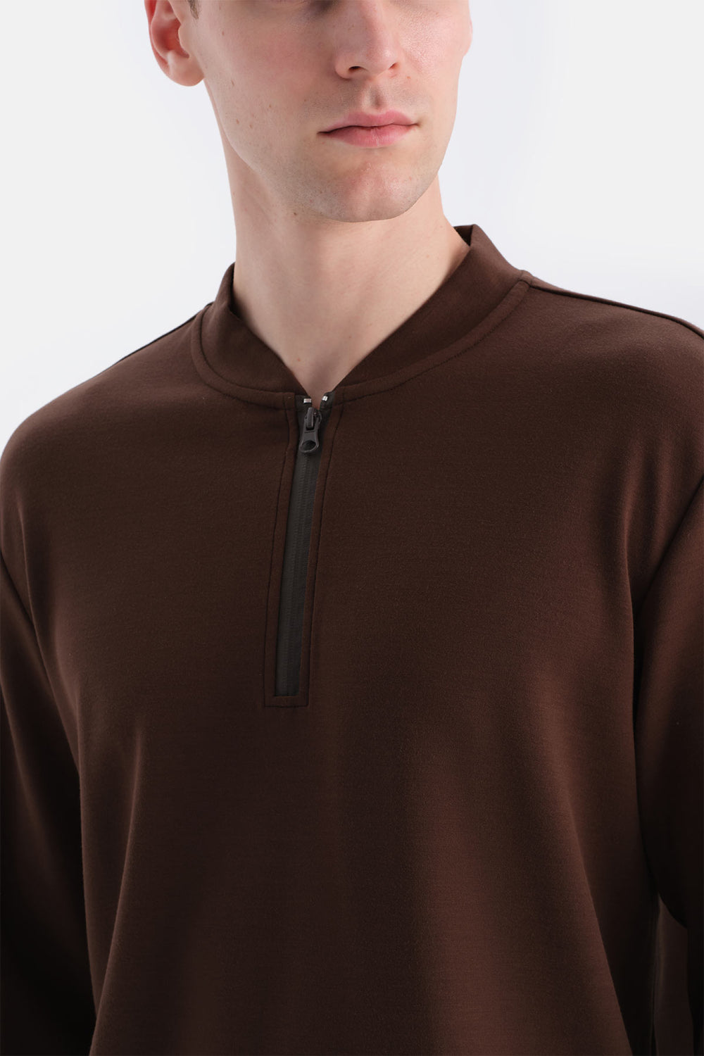 SCUBA YARIM FERMUARLI SWEATSHIRT