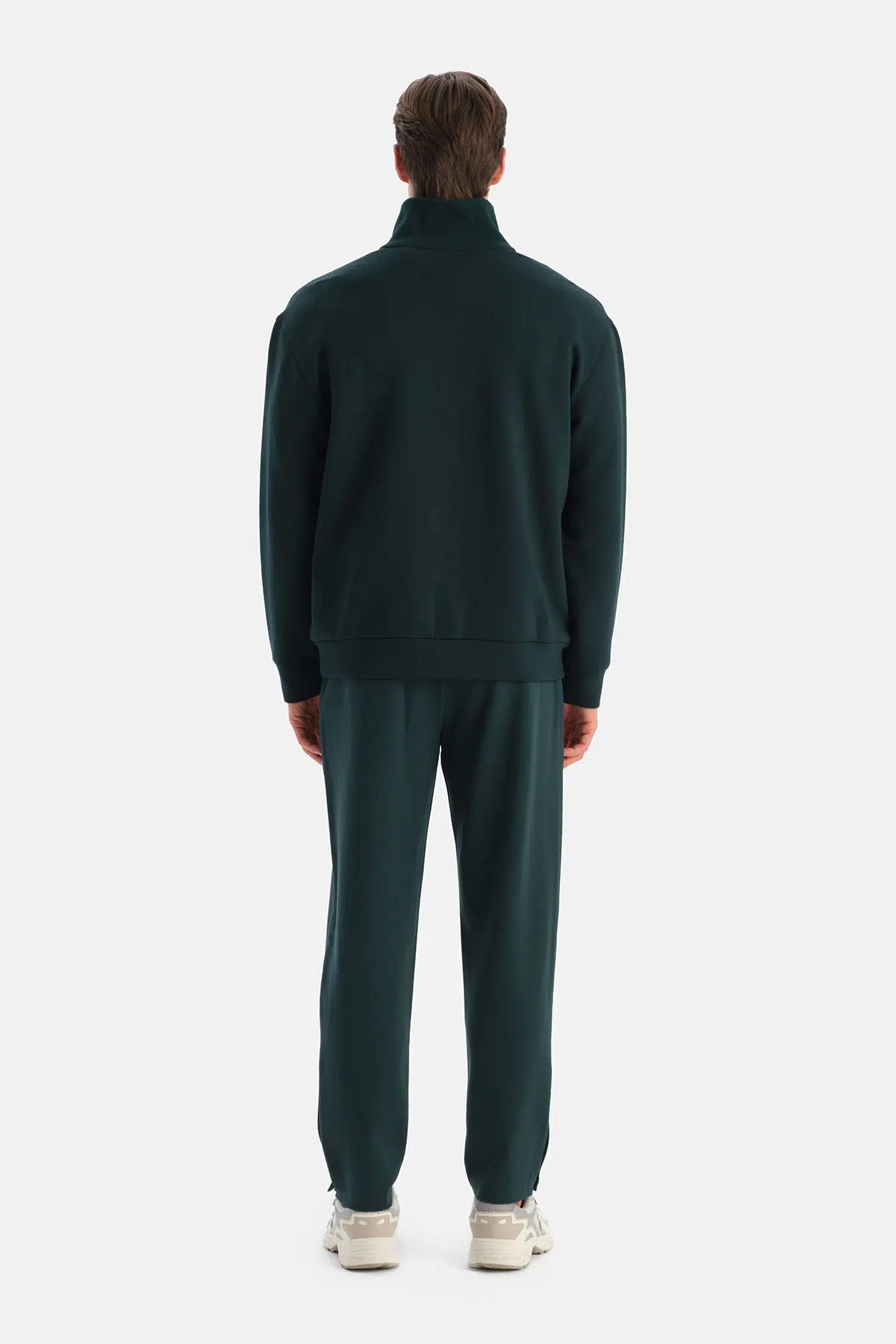 ERKEK YARIM FERMUARLI SWEATSHIRT