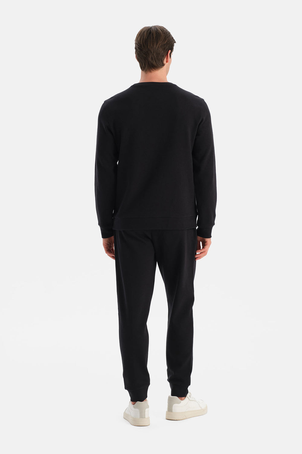 PATLET DETAYLI NERVÜRLÜ DÜZ PAÇA PANTOLON