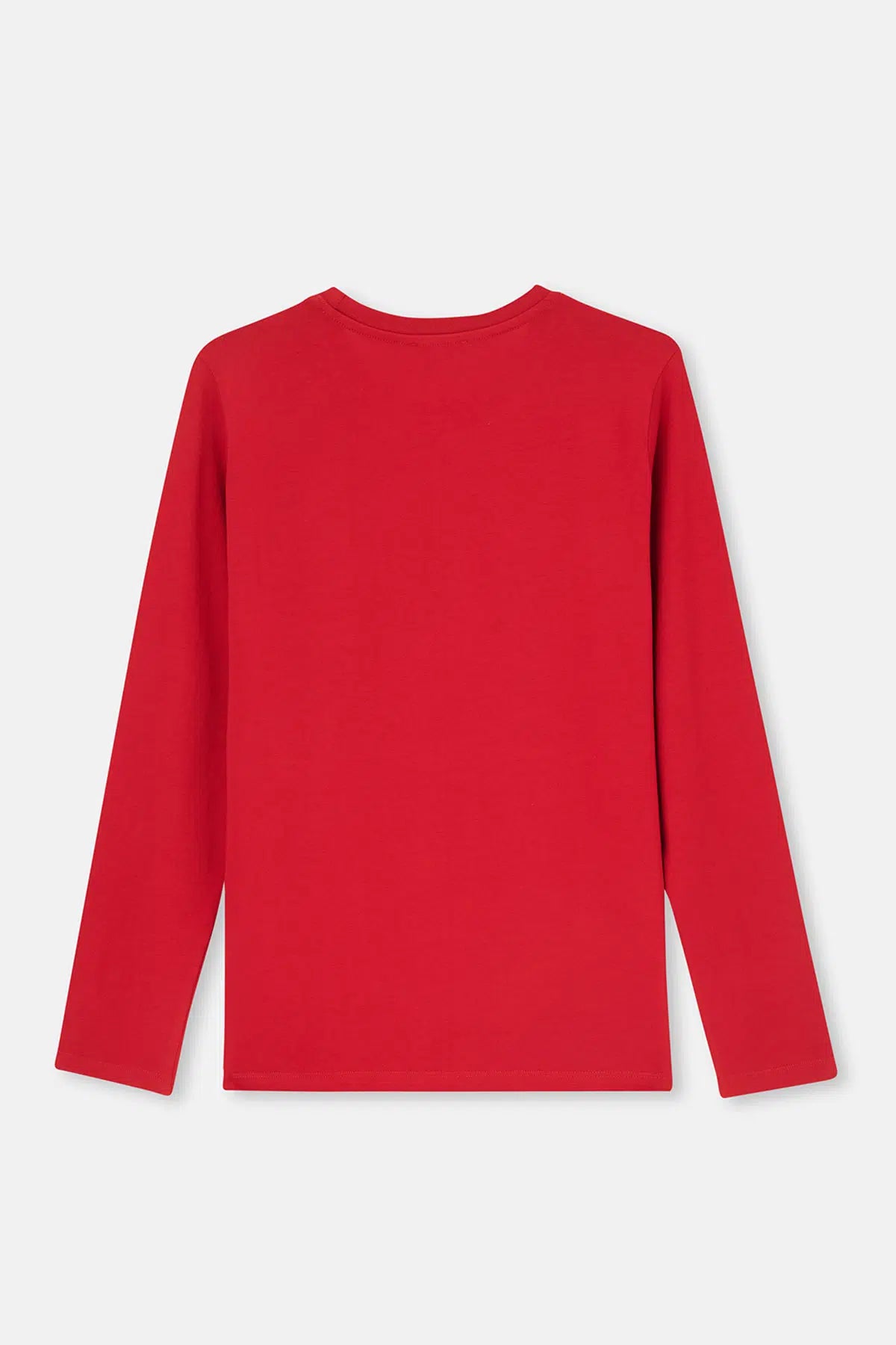 Kırmızı Kadın Uzun Kollu Pijama Tk.