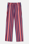Kırmızı Kadın Uzun Kollu Pijama Tk.