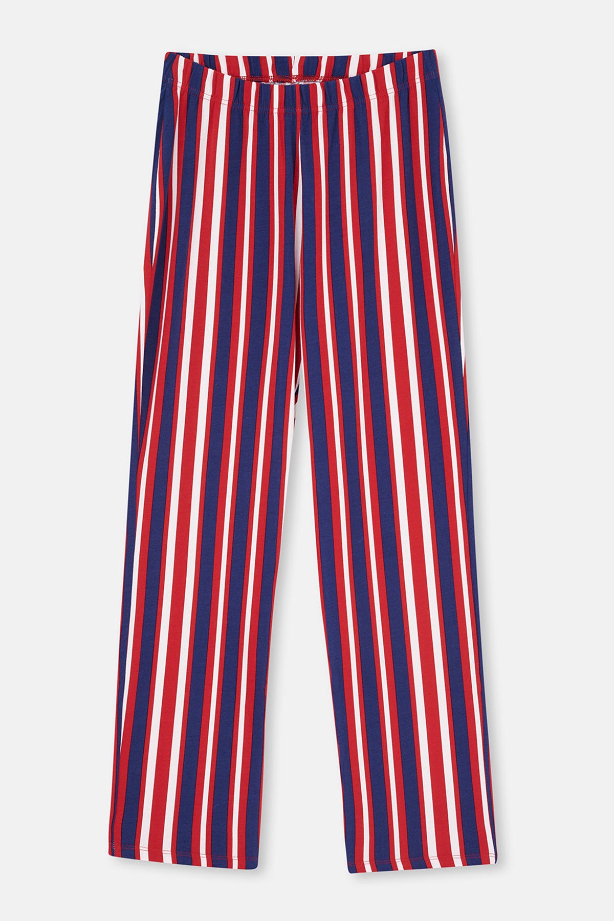 Kırmızı Kadın Uzun Kollu Pijama Tk.