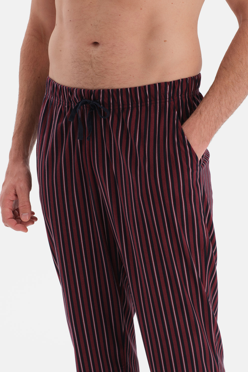 Ekru Dikiş Detaylı Waffle Tişört Pantolon Pijama Takımı