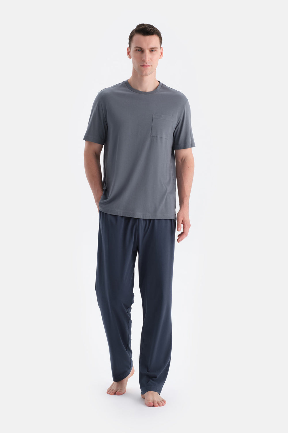 Indigo Cepli Tişört Pantolon Takım