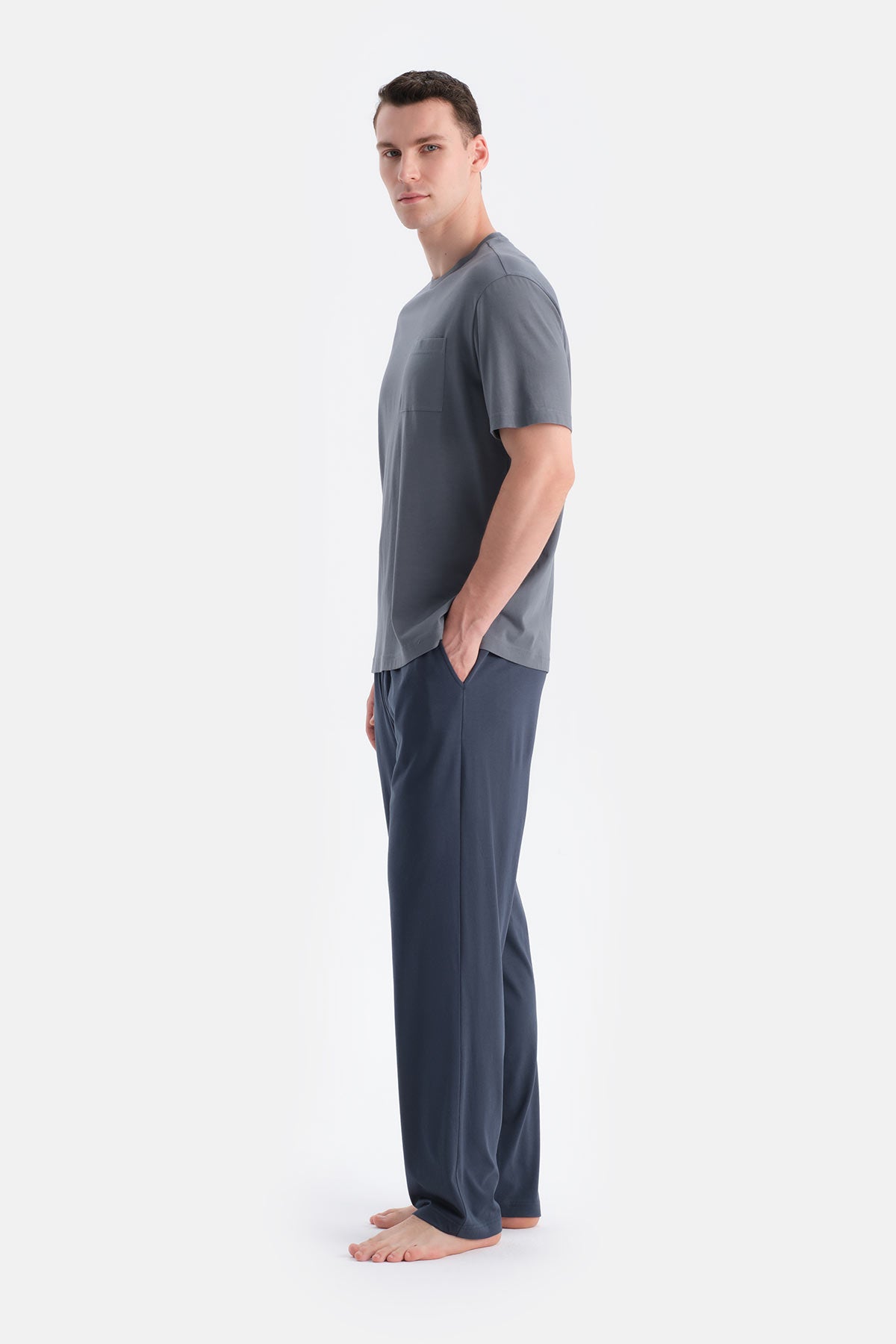 Indigo Cepli Tişört Pantolon Takım