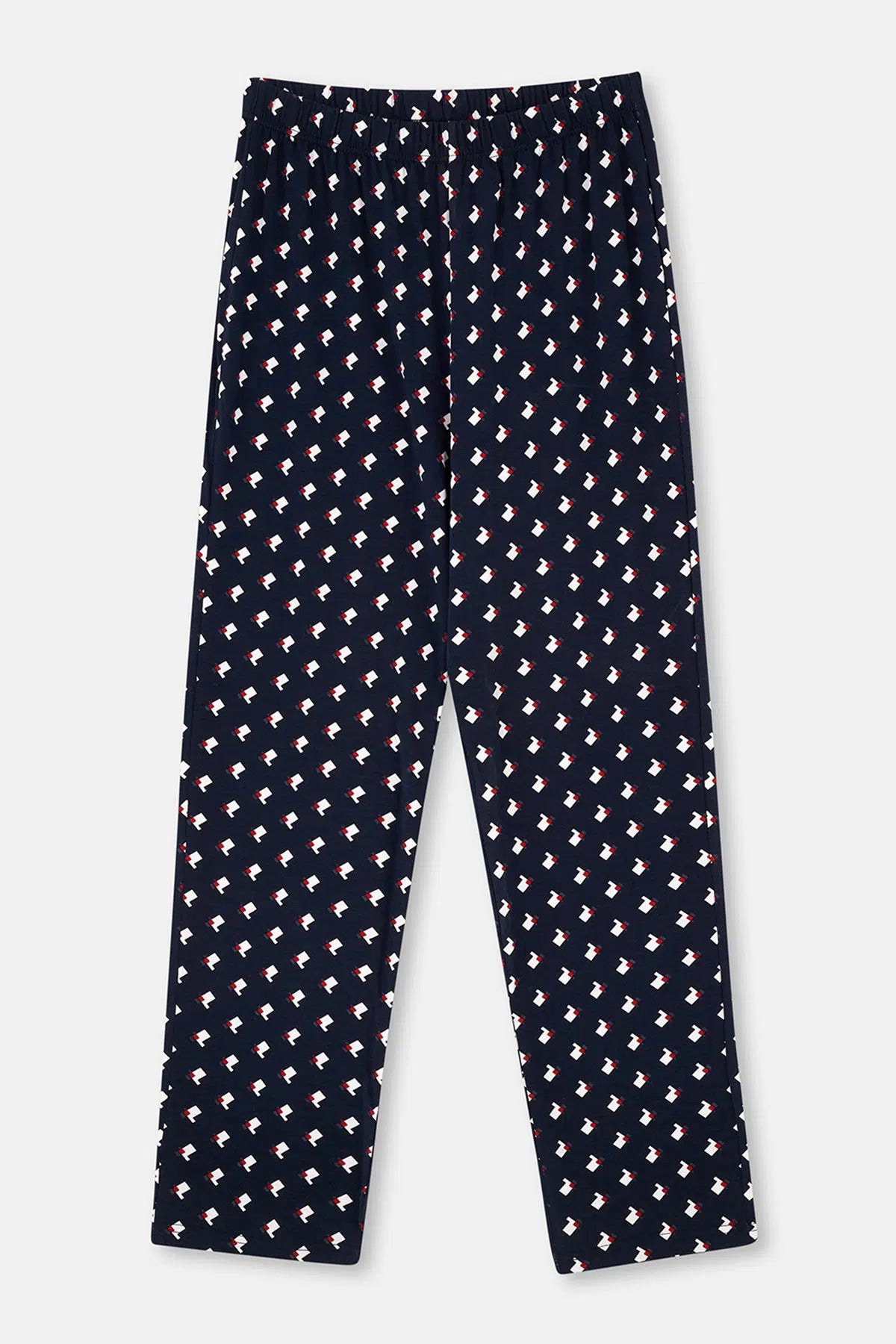 Kırmızı Erkek Uzun Kollu Pijama Takımı