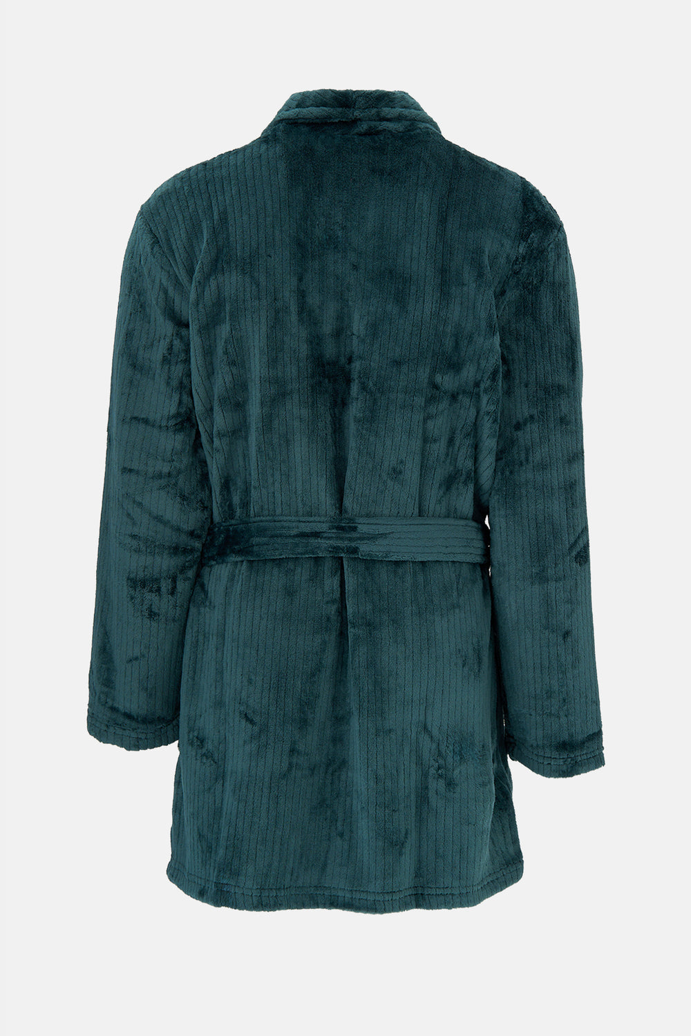 Koyu Yeşil Çizgi Görünümlü Polar Sabahlık